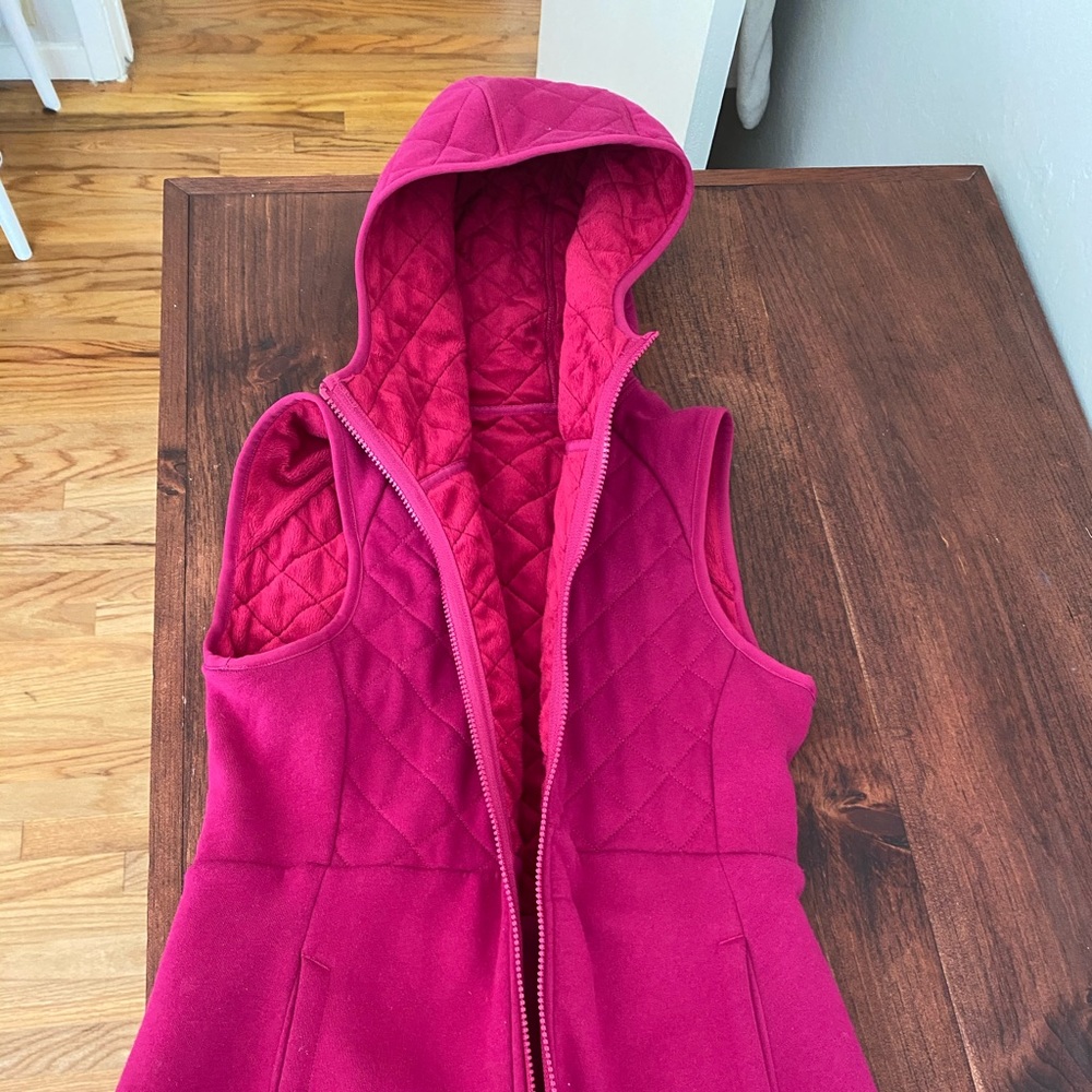 The North Face hooded vest